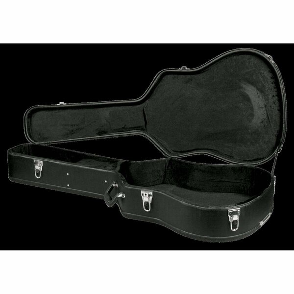 Data Processorme Hardshell Dreadnaught Acoustic Guitar Case, Black DA3199004